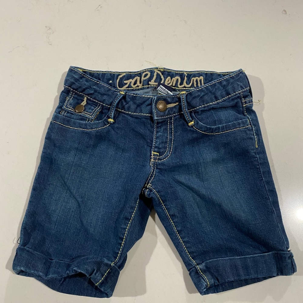Gap Girls Jean Shorts Size 6 Regular